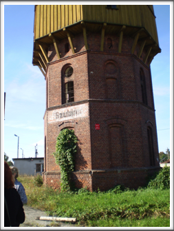 Tower near the entrance to the town of Szubin